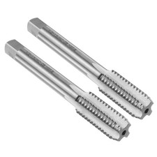 2pcs Hand Plug Tap 1/2"-13 UNC 2B Left Hand Thread Screw Tapping Threading Tool