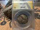 1964 D MS66 KENNEDY HALF DOLLAR 90% SILVER ANACS - TONED - $150 LIST