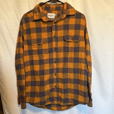 Goodfellow  Co Men's Plaid Flannel Button-Down Shirt Size Medium, 100 Cotton