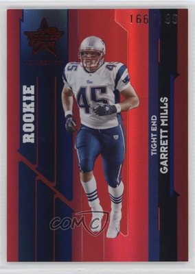2006 Leaf Rookies & Stars Longevity Rookie Ruby /199 Garrett Mills #219 RC n1u