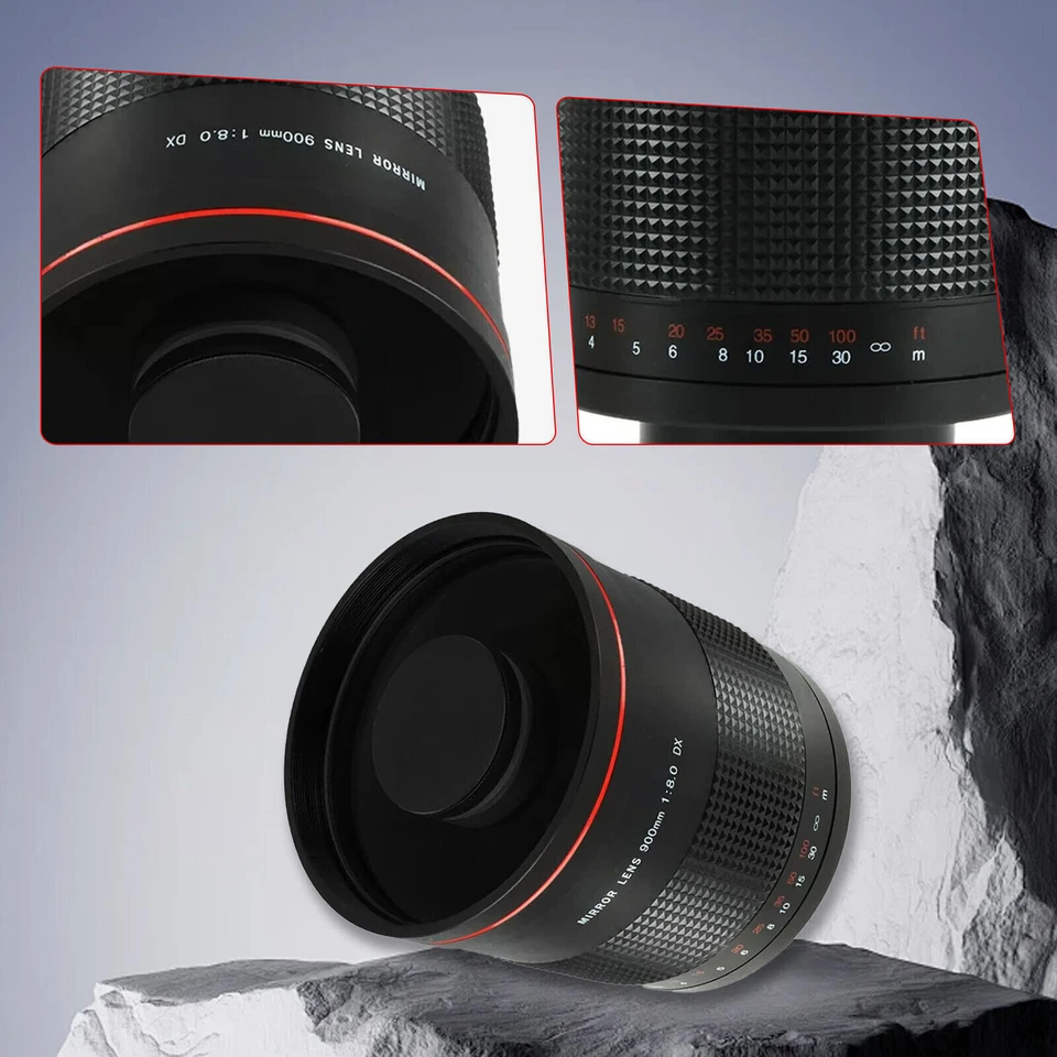 900mm F8.0 Mirror Telephoto Lens for Canon Sony Nikon Olympus M43 E-mount Camera - Image 4 of 4