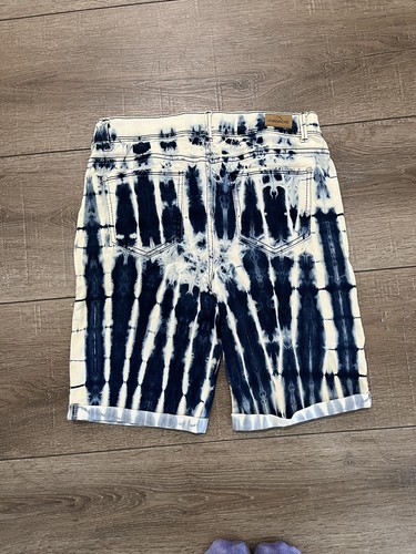 Jordache Denim Tie Dye Denim Jeans Bermuda Shorts Girls Sz 16 - Picture 9 of 15