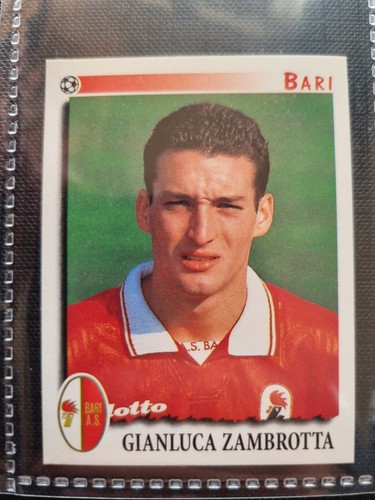 Figurina Gialuca ZAMBROTTA BARI CALCIATORI PANINI 1997/98 NUOVA - ROOKIE