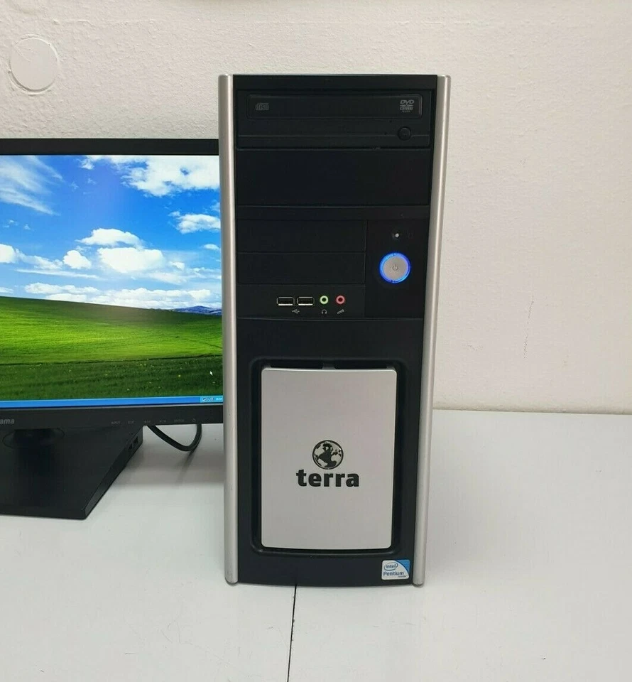 ASUS P5G41T-M Windows XP Gamer PC Computer RS 232 COM 4GB HDMI GeForce 1GB GT