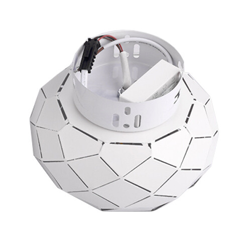 Round LED Ceiling Light Fixture Flush/Surface Mount Pineapple Shape Lamp Acrylic - Picture 14 of 16