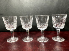 Waterford Kristall Lismore Claret Weingläser 4,25" in Menge 4