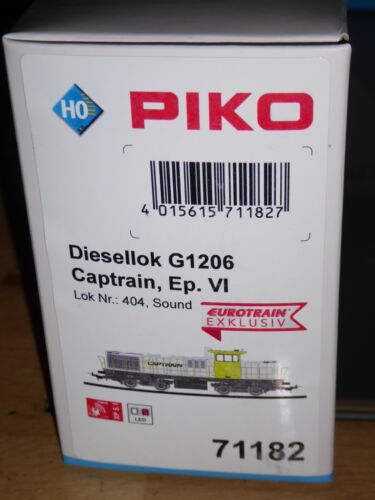 Piko 71182 H0 DCC Sound Diesellok Mak G 1206 Captrain-Itl Epoch 5/6 New LED - Picture 3 of 7