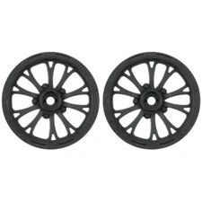 Pro-Line Pomona Drag Spec 2.2" Black Front Wheels for Slash 2WD Pro Mod Racing