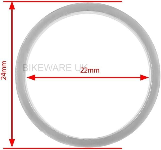 Adattatore GXP per staffa inferiore della bicicletta per SRAM/T da 24mm a 22mm manicotto del convertore dell'albero accessori per bici da ciclismo in lega di alluminio  18