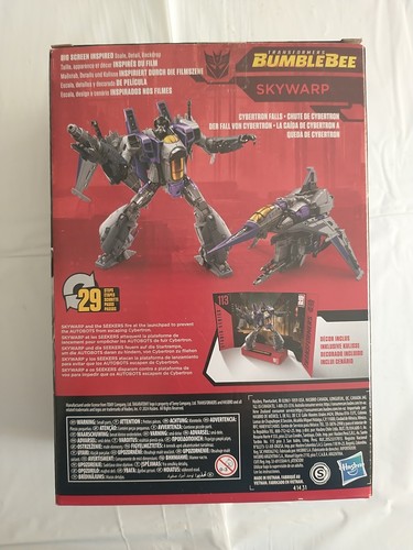 Modellino giocattolo Transformers: Bumblebee SKYWARP Studio Series 113 Voyager Hasbro NUOVO! - Foto 4 di 5