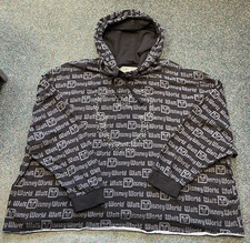 Walt Disney World Mickey Mouse Rhinestone Cropped Hoodie Size 3X Vintage Logo