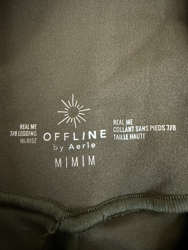 Aerie Offline Damen-Leggings grün 7/8 Länge Größe Medium - Bild 3 von 3