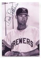Dave Baldwin Signed Photo Autographed Signature MLB Baseball Milwaukee Brewers