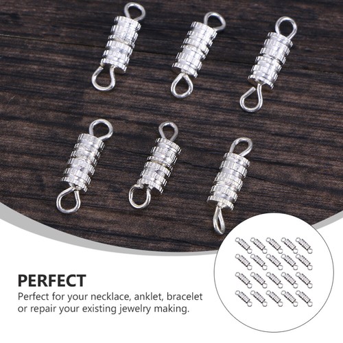 60Pcs Bracelet Clasps Necklace Clasps Screw Type Clasps Jewelry Making Supplies - 第 9/12 張圖片