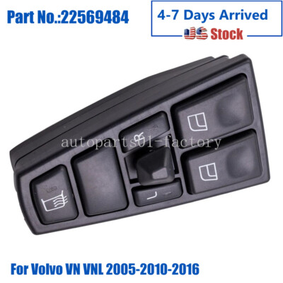 Electrical Door Window Switch Heated Mirror Control For Volvo VN VNL 2005-2016