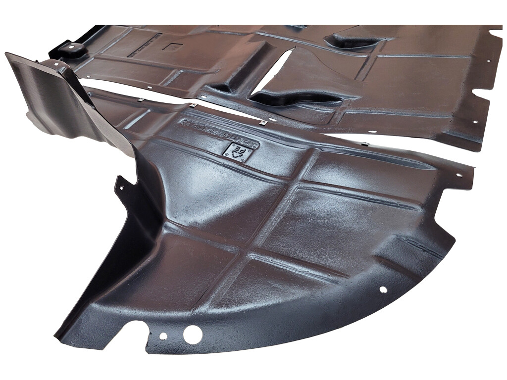 Protection Sous-moteur Pour Peugeot Boxer / Citroën Jumper 2006-2024 - Noir, Avec Agrafes, Garantie 2 Ans