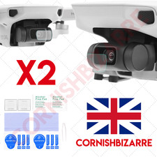 DJI MAVIC MINI 1/2/SE TEMPERED GLASS DRONE LENS PROTECTOR - TWIN PACK - UK STOCK