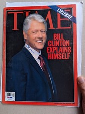 Bill Clinton signed Time 2004 Exclusive talk about Lewinsky. PSA/DNA