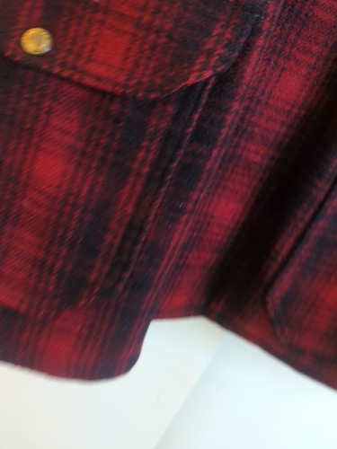Vintage Woolrich Red Jacket Men's/Professionly Cleaned/Size 42 - Picture 9 of 22