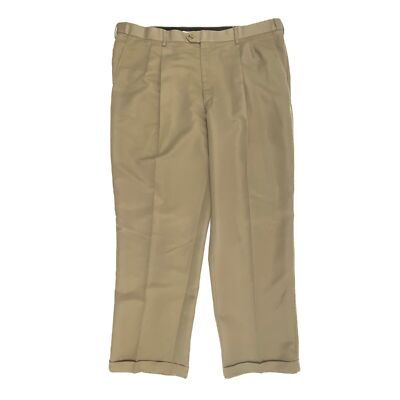 Perry Ellis Pleated Straight Leg Men's size 42x32 Beige Dress Pants | eBay Perry Ellis Pleated Straight Leg Men's size 42x32 Beige Dress Pants | eBay