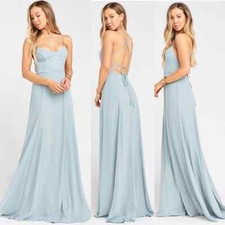 Show Me Your Mumu Godshaw Goddess Gown Dress Sage Crisp NEW US Size S