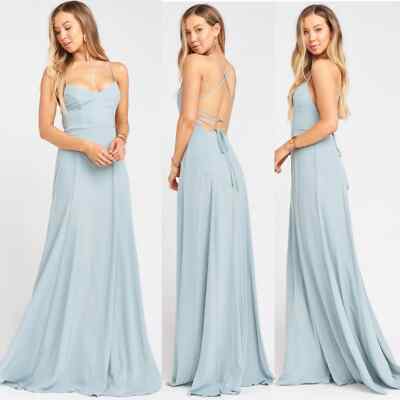 Show Me Your Mumu Godshaw Goddess Gown Dress Sage Crisp NEW US Size S