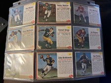 POST FOOTBALL CARDS LOT OF 10