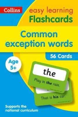Common Exception Words Flashcards by Collins Easy Learning, Collins Easy Lear...