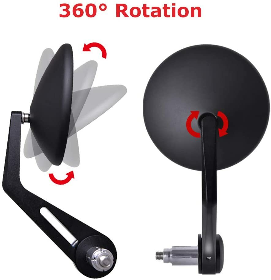 Area1 Motorrad Spiegel Set - Carbon Design Für Kawasaki Vulcan S 650