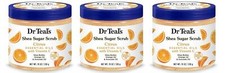 BL Dr Teals Shea Sugar Scrub Citrus 19oz Jar THREE PACK