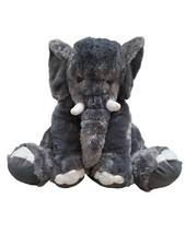 Plush Animal Alley Elephant Floppy Gray So Soft 18  