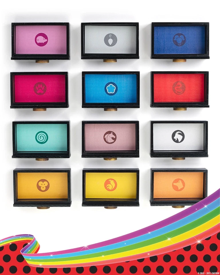 Miraculous Ladybug Schatulle aus Holz, Master Fu Miracle Box 26cm original - Bild 4 von 4