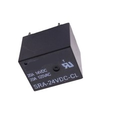 10pcs SRA-24VDC-CL DC 24V Coil 20A PCB General Purpose Relay 5 Pin