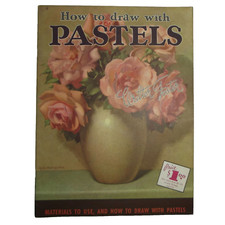 How to Draw with Pastels Book by Walter Foster vintage drawing illustrated