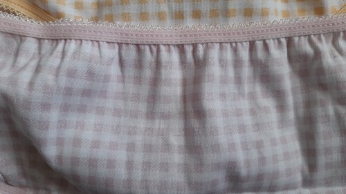 3 calzoncillos bragas con estampado de guinga verde melocotón rosa para niñas 12-13 años damas 10 - Imagen 11 de 12