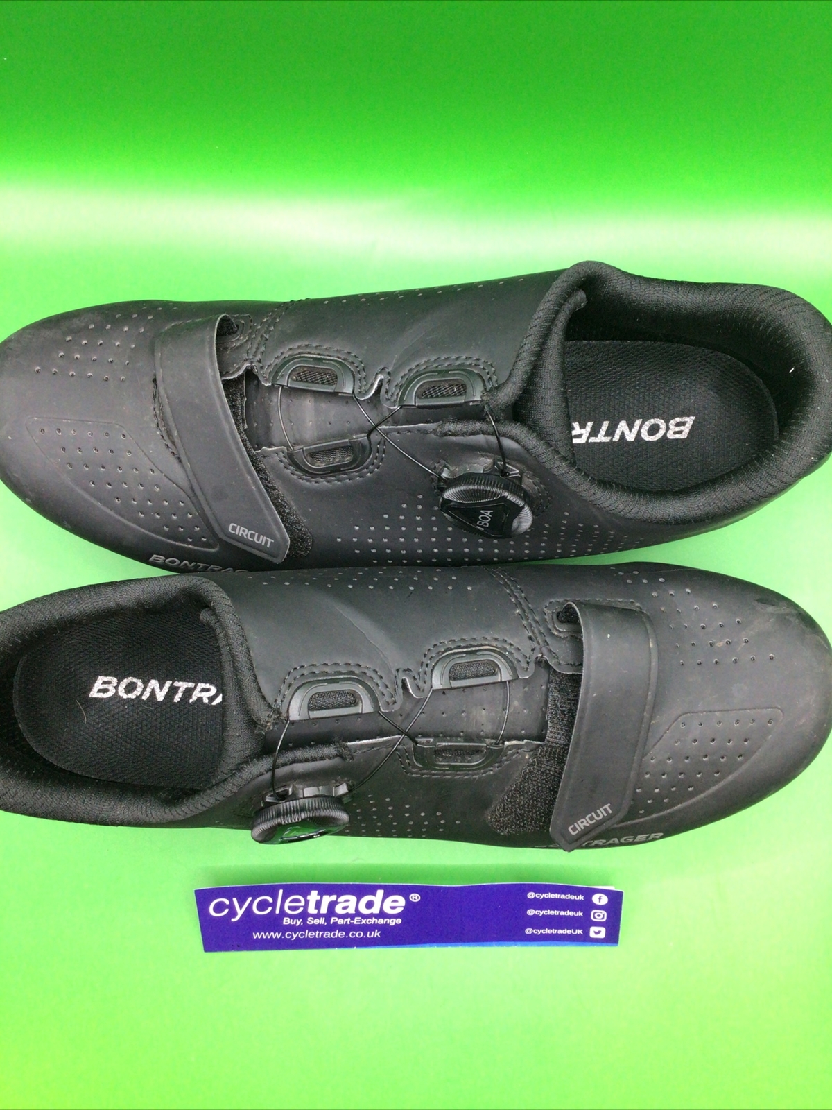 Bontrager Circuit Road Cycling Shoes, UK 8 / EU 42, Black, Boa 156 eBay
