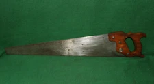 FINE CLEAN Vintage DISSTON H-K Porter T-1 TOWNSMAN 8 Point 26" Hand Saw Inv#MY06