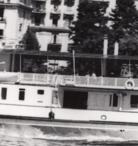 Geneve Lake Steamer panorama old Photo 1950' - Picture 2 of 4