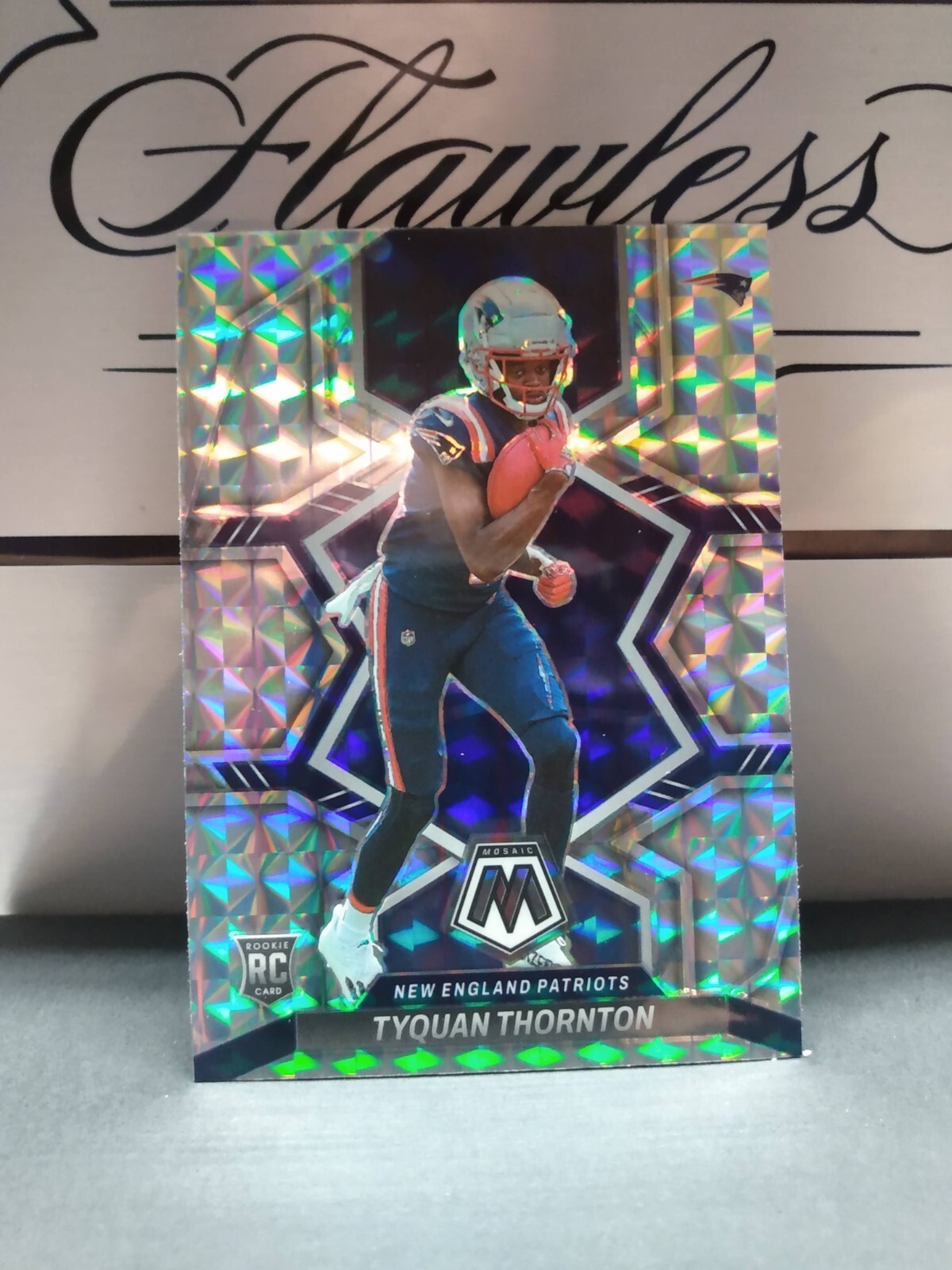 2022 Panini Mosaic RC Tyquan Thornton #336 SP Silver Holo Mosaic Prizm