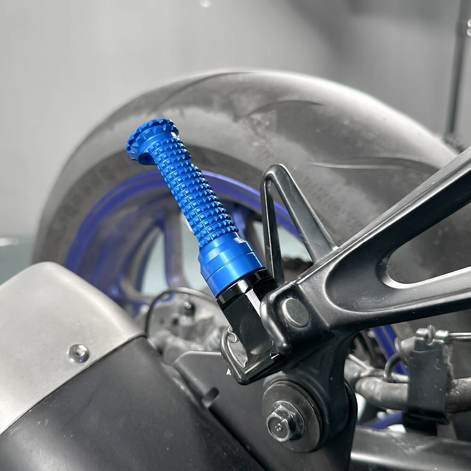 Adaptadores de estriberas delanteras y traseras CNC para YAMAHA FZ07 FZ09 FZ10 FZ6 FZ1 FZ8 Foto 3 de 4