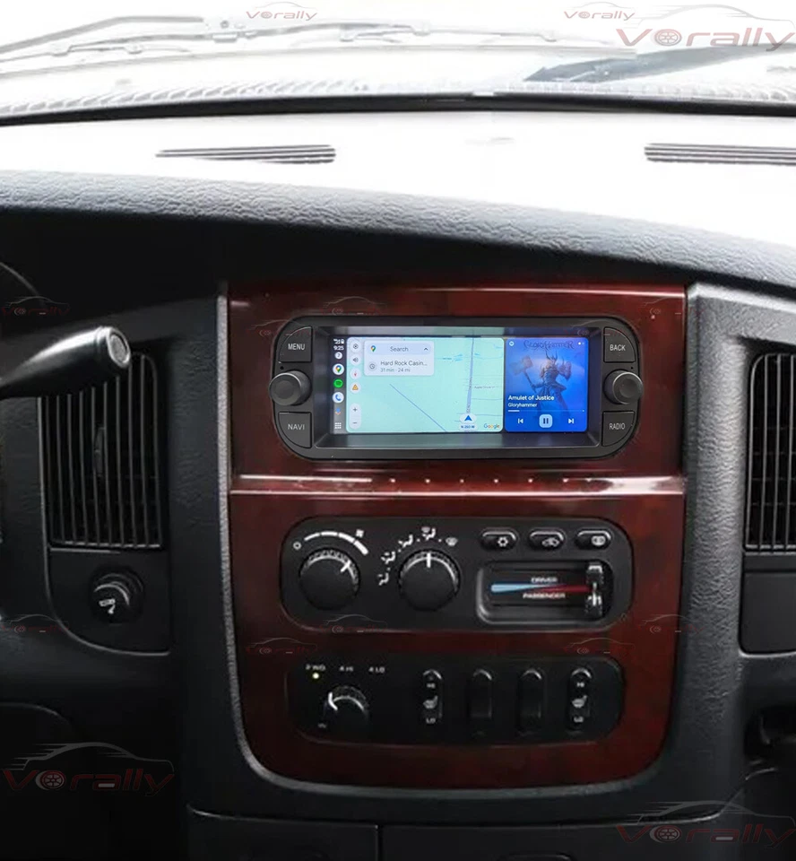 For 2002-2005 Dodge Ram 1500 3500 Radio With Wireless CarPlay Android Auto Navi Foto 2 de 4