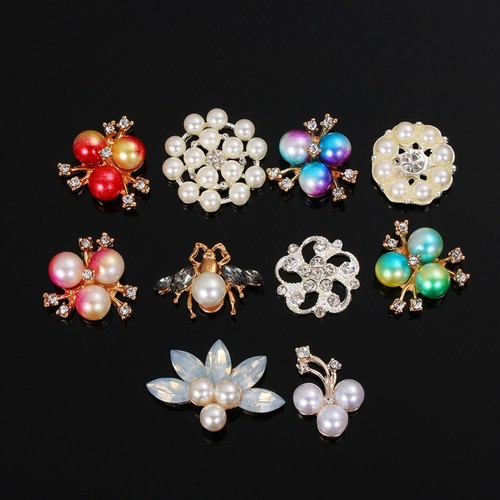 Bow Accessories Clothing Scrapbooking sewing button Rhinestone Bee pearls - Picture 10 of 21