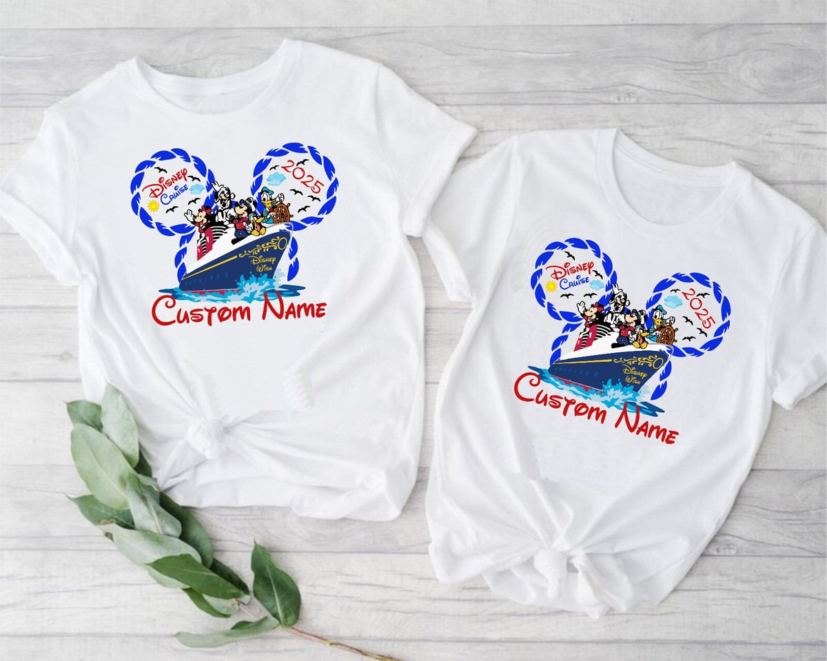 Disney Trip Matching Family Disney Cruise Shirts Personalised