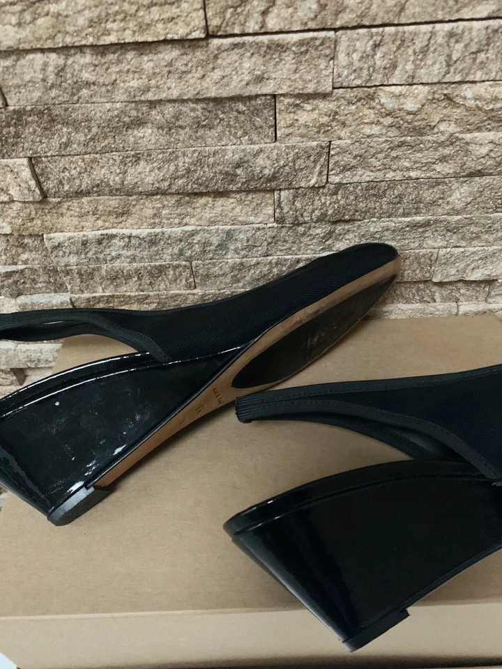 Zapatos mujer talla 9 1/2 Donald Pliner negro verano. Excelente estado. Foto 3 de 4