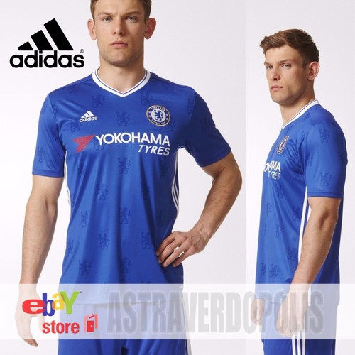 ADIDAS CHELSEA HOME BLUE JERSEY TRAINING T SHIRT AI7182 FOOTBALL S NEW  SOCCER | eBay