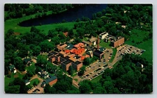 Hanover NH Mary Hitchcock Memorial Hospital Aerial View Vtg Postcard 