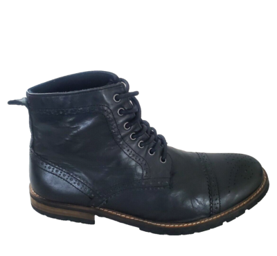 Boots Ankle Jeffrey Tyler Men SIZE 11 Leather Brogues Lace  display picture 1