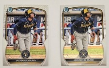2023 Bowman #BCP-76 Jackson Chourio Chrome Mega Box Mojo Refractor & Base MLB