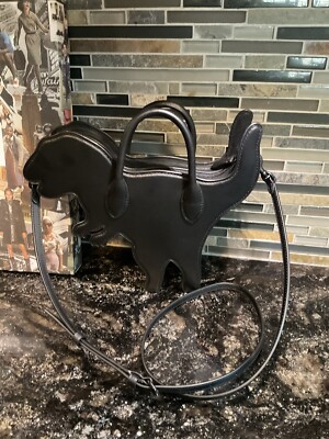 COACH REXY BLACK GLOVETANNED LEATHER BAG CQ758 | eBay