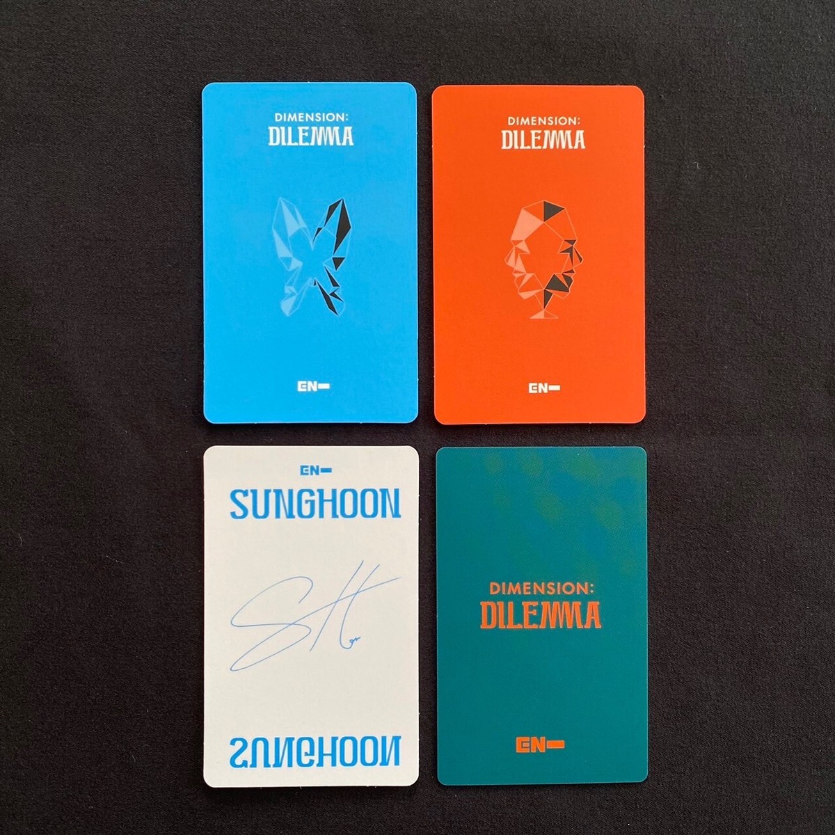 ENHYPEN DIMENSION : DILEMMA Sunghoon Photo card Set of 4 1st